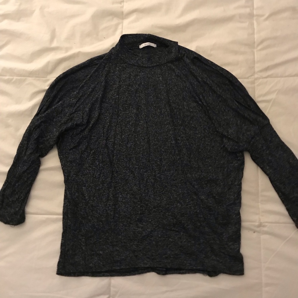 Mini turtle neck quarter sleeve